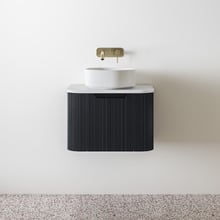 Airlie 600mm Wall Hung Single Vanity with Quartz Stone Countertop